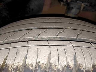 Used 2020 Kia Sonet GTX Plus 1.5 AT Diesel Automatic tyres LEFT FRONT TYRE TREAD VIEW