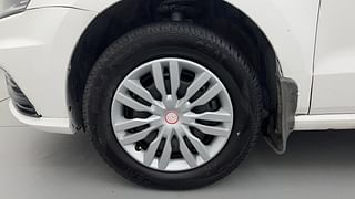 Used 2019 Volkswagen Ameo [2016-2020] Trendline 1.5L (D) Diesel Manual tyres LEFT FRONT TYRE RIM VIEW