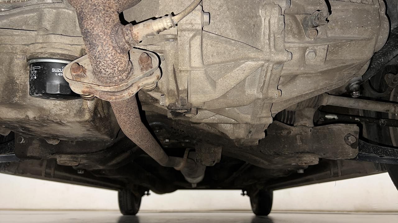 Used 2017 Maruti Suzuki Wagon R 1.0 [2015-2019] VXI+ AMT Petrol Automatic extra FRONT LEFT UNDERBODY VIEW