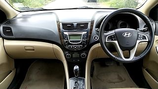 Used 2013 Hyundai Verna [2011-2015] Fluidic 1.6 VTVT SX Opt AT Petrol Automatic interior DASHBOARD VIEW