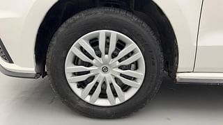 Used 2020 Volkswagen Polo [2018-2022] Trendline 1.0 (P) Petrol Manual tyres LEFT FRONT TYRE RIM VIEW