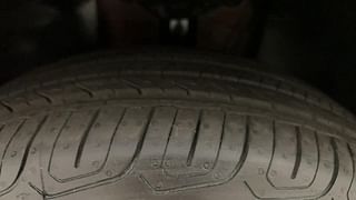 Used 2022 Volkswagen Taigun Highline 1.0 TSI MT Petrol Manual tyres LEFT FRONT TYRE TREAD VIEW