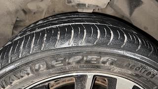 Used 2020 Mahindra XUV 300 W8 (O) Petrol Petrol Manual tyres LEFT FRONT TYRE TREAD VIEW