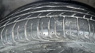 Used 2012 Toyota Corolla Altis [2011-2014] G AT Petrol Petrol Automatic tyres LEFT FRONT TYRE TREAD VIEW