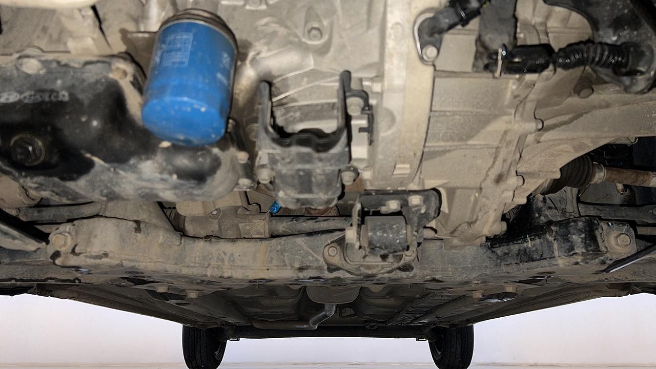 Used 2016 Hyundai Grand i10 [2013-2017] Sportz 1.2 Kappa VTVT Petrol Manual extra FRONT LEFT UNDERBODY VIEW