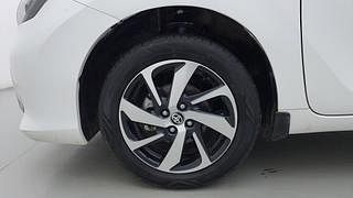 Used 2022 Toyota Glanza G Petrol Manual tyres LEFT FRONT TYRE RIM VIEW