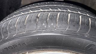 Used 2014 Hyundai Grand i10 [2013-2017] Magna 1.2 Kappa VTVT Petrol Manual tyres LEFT FRONT TYRE TREAD VIEW