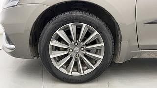 Used 2019 Maruti Suzuki Ciaz Alpha Petrol Petrol Manual tyres LEFT FRONT TYRE RIM VIEW