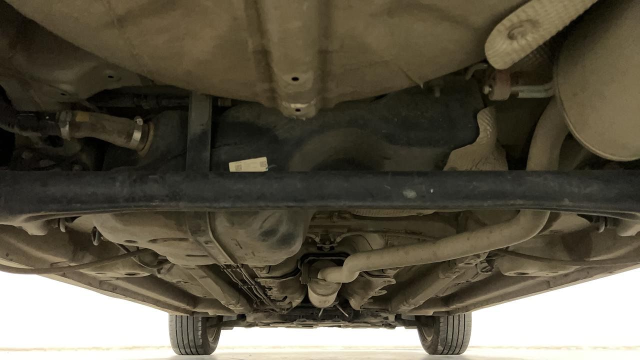Used 2019 Mahindra XUV 300 W8 (O) Diesel Diesel Manual extra REAR UNDERBODY VIEW (TAKEN FROM REAR)