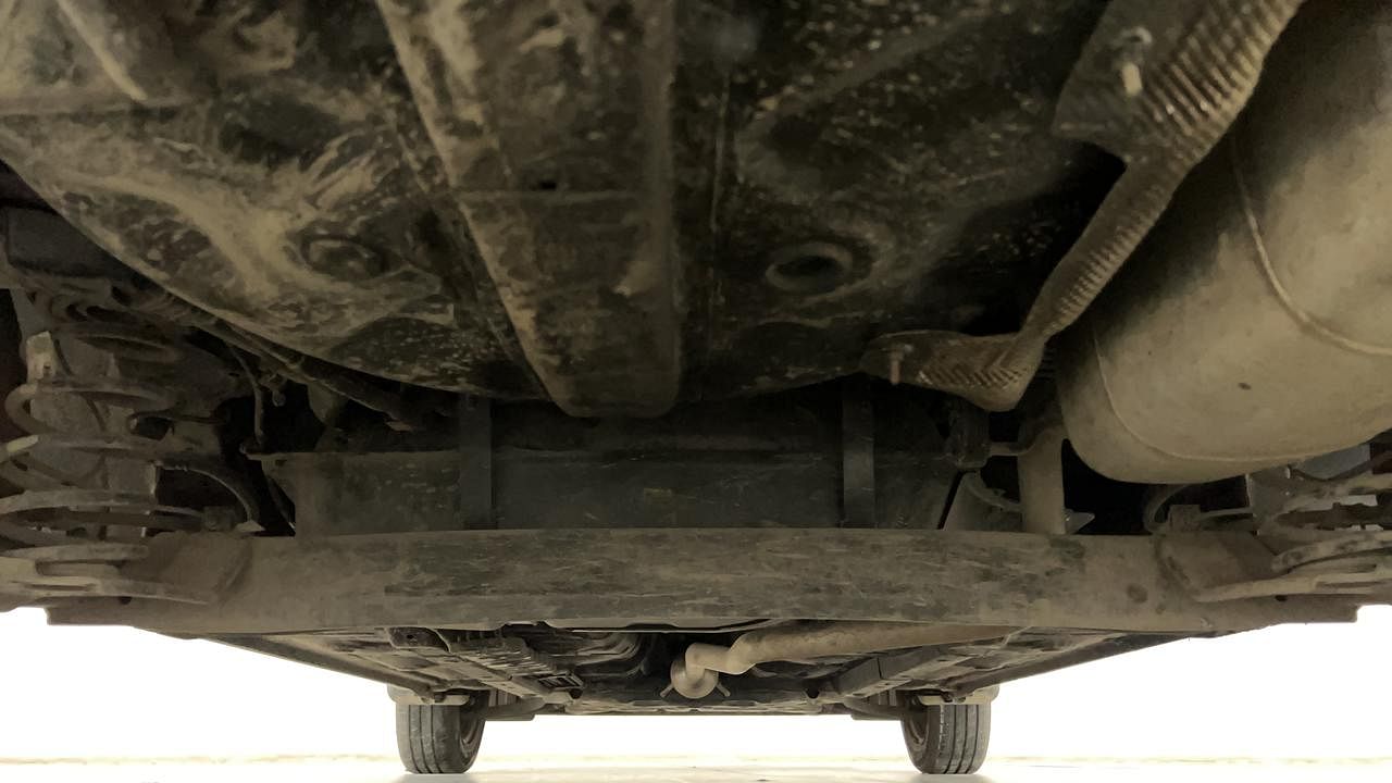 Used 2022 Hyundai Aura S 1.2 CNG Petrol Petrol+cng Manual extra REAR UNDERBODY VIEW (TAKEN FROM REAR)