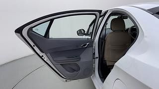 Used 2021 Tata Tigor Revotron XZ+ Petrol Manual interior LEFT REAR DOOR OPEN VIEW
