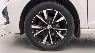Used 2022 Skoda Slavia Style 1.0L TSI AT Petrol Automatic tyres LEFT FRONT TYRE RIM VIEW