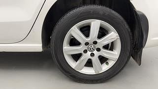 Used 2011 Volkswagen Vento [2010-2015] Highline Petrol AT Petrol Automatic tyres LEFT REAR TYRE RIM VIEW