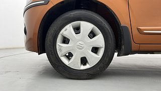 Used 2020 Maruti Suzuki Wagon R 1.0 [2019-2022] VXI Petrol Manual tyres LEFT FRONT TYRE RIM VIEW