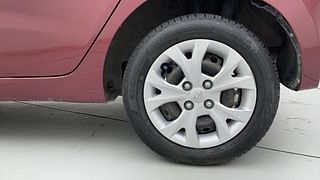 Used 2014 Hyundai Grand i10 [2013-2017] Magna 1.2 Kappa VTVT Petrol Manual tyres LEFT REAR TYRE RIM VIEW