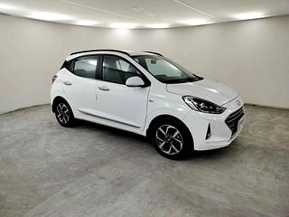 Used 2022 Hyundai Grand i10 Nios Asta AMT 1.2 Kappa VTVT Petrol Automatic exterior RIGHT FRONT CORNER VIEW