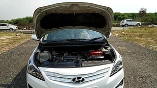 Used 2016 Hyundai Fluidic Verna 4S [2015-2017] 1.6 VTVT S (O) AT Petrol Automatic engine ENGINE & BONNET OPEN FRONT VIEW