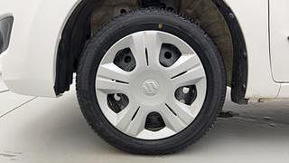 Used 2017 Maruti Suzuki Wagon R 1.0 [2010-2019] VXi Petrol Manual tyres LEFT FRONT TYRE RIM VIEW