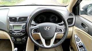 Used 2013 Hyundai Verna [2011-2015] Fluidic 1.6 VTVT SX Opt AT Petrol Automatic interior STEERING VIEW