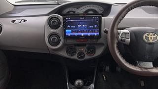 Used 2011 Toyota Etios [2010-2017] VX Petrol Manual interior MUSIC SYSTEM & AC CONTROL VIEW