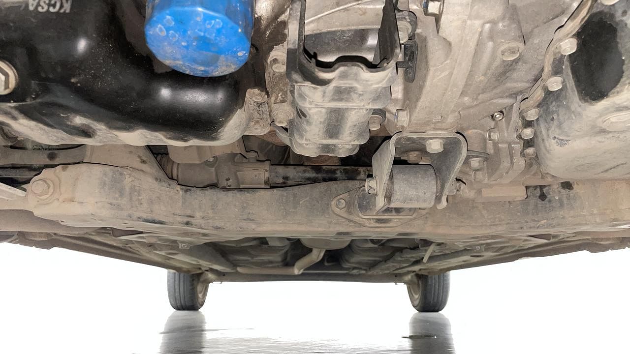 Used 2015 Hyundai Grand i10 [2013-2017] Asta AT 1.2 Kappa VTVT Petrol Automatic extra FRONT LEFT UNDERBODY VIEW
