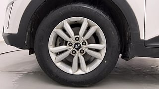 Used 2016 Hyundai Creta [2015-2018] 1.6 SX Plus Petrol Petrol Manual tyres LEFT FRONT TYRE RIM VIEW