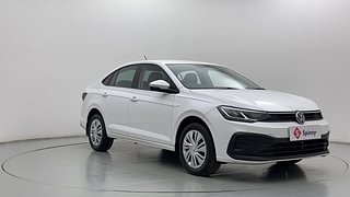 Used 2022 Volkswagen Virtus Comfortline 1.0 TSI MT Petrol Manual exterior RIGHT FRONT CORNER VIEW