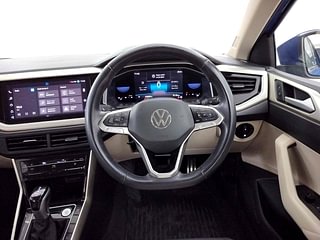 Used 2022 Volkswagen Virtus Topline 1.0 TSI AT Petrol Automatic interior STEERING VIEW