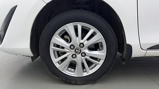 Used 2020 Toyota Yaris [2018-2021] G CVT Petrol Automatic tyres LEFT FRONT TYRE RIM VIEW