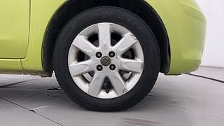 Used 2012 Nissan Micra [2010-2013] XV Petrol Petrol Manual tyres RIGHT FRONT TYRE RIM VIEW
