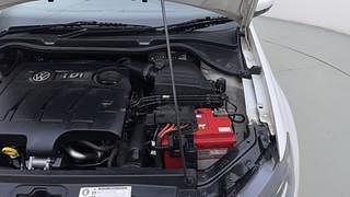 Used 2018 Volkswagen Polo [2017-2020] Highline Plus 1.5 (D) Diesel Manual engine ENGINE LEFT SIDE HINGE & APRON VIEW