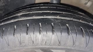 Used 2022 Kia Sonet HTX Plus 1.0 iMT Petrol Manual tyres LEFT FRONT TYRE TREAD VIEW