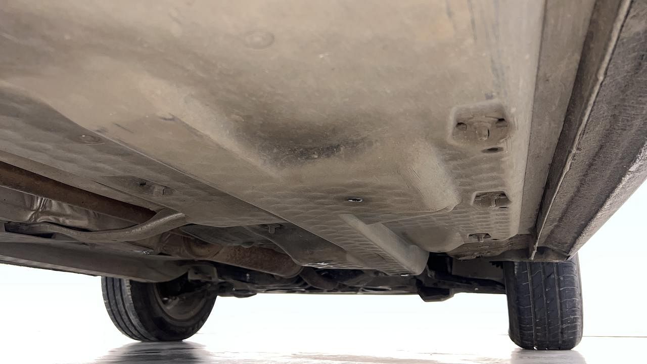 Used 2015 Volkswagen Polo [2015-2019] Highline1.2L (P) Petrol Manual extra REAR RIGHT UNDERBODY VIEW