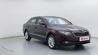 Used 2014 Skoda Superb [2014-2016] Elegance 1.8 TSI AT Petrol Automatic exterior RIGHT FRONT CORNER VIEW