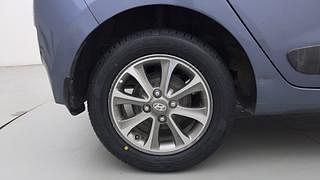 Used 2014 Hyundai Grand i10 [2013-2017] Asta 1.2 Kappa VTVT (O) Petrol Manual tyres RIGHT REAR TYRE RIM VIEW