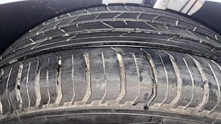 Used 2022 Volkswagen Virtus Highline 1.0 TSI AT Petrol Automatic tyres LEFT FRONT TYRE TREAD VIEW