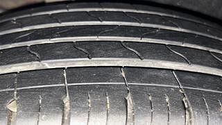 Used 2022 Kia Carens Luxury Plus 1.4 Petrol 7 STR Petrol Manual tyres RIGHT REAR TYRE TREAD VIEW