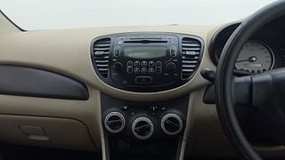 Used 2010 Hyundai i10 [2007-2010] Sportz 1.2 Petrol Petrol Manual interior MUSIC SYSTEM & AC CONTROL VIEW