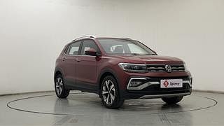 Used 2021 Volkswagen Taigun Topline 1.0 TSI MT Petrol Manual exterior RIGHT FRONT CORNER VIEW