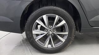 Used 2022 Skoda Slavia Style 1.5L TSI AT Petrol Automatic tyres RIGHT REAR TYRE RIM VIEW