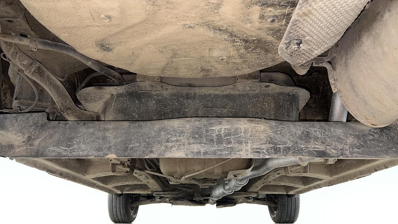 Used 2016 Mahindra KUV100 [2015-2017] K6 6 STR Petrol Manual extra REAR UNDERBODY VIEW (TAKEN FROM REAR)
