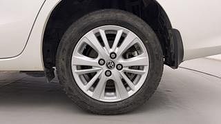 Used 2018 Toyota Yaris [2018-2021] VX CVT Petrol Automatic tyres LEFT REAR TYRE RIM VIEW