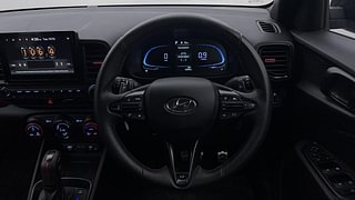 Used 2022 Hyundai Venue N-Line N8 DCT Dual tone Petrol Automatic interior STEERING VIEW