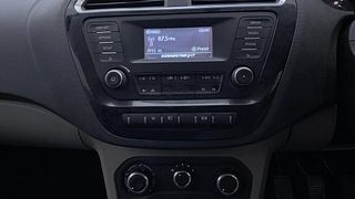 Used 2015 Tata Tiago [2016-2020] Revotron XZ Petrol Manual interior MUSIC SYSTEM & AC CONTROL VIEW