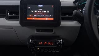 Used 2022 Maruti Suzuki Ignis Alpha AMT Petrol Dual Tone Petrol Automatic interior MUSIC SYSTEM & AC CONTROL VIEW