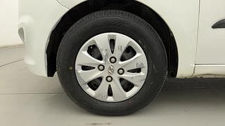 Used 2012 Hyundai i10 [2010-2016] Magna 1.2 Petrol Petrol Manual tyres LEFT FRONT TYRE RIM VIEW