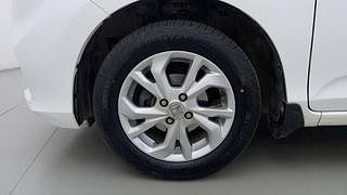Used 2019 Honda Amaze 1.2 V CVT Petrol Petrol Automatic tyres LEFT FRONT TYRE RIM VIEW