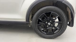 Used 2021 Maruti Suzuki Ignis Zeta AMT Petrol Petrol Automatic tyres LEFT REAR TYRE RIM VIEW