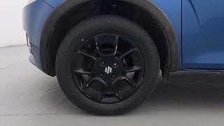Used 2017 Maruti Suzuki Ignis [2017-2020] Alpha MT Petrol Petrol Manual tyres LEFT FRONT TYRE RIM VIEW