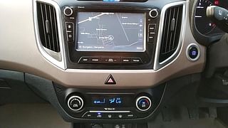 Used 2016 Hyundai Creta [2015-2018] 1.6 SX Plus Diesel Manual interior MUSIC SYSTEM & AC CONTROL VIEW